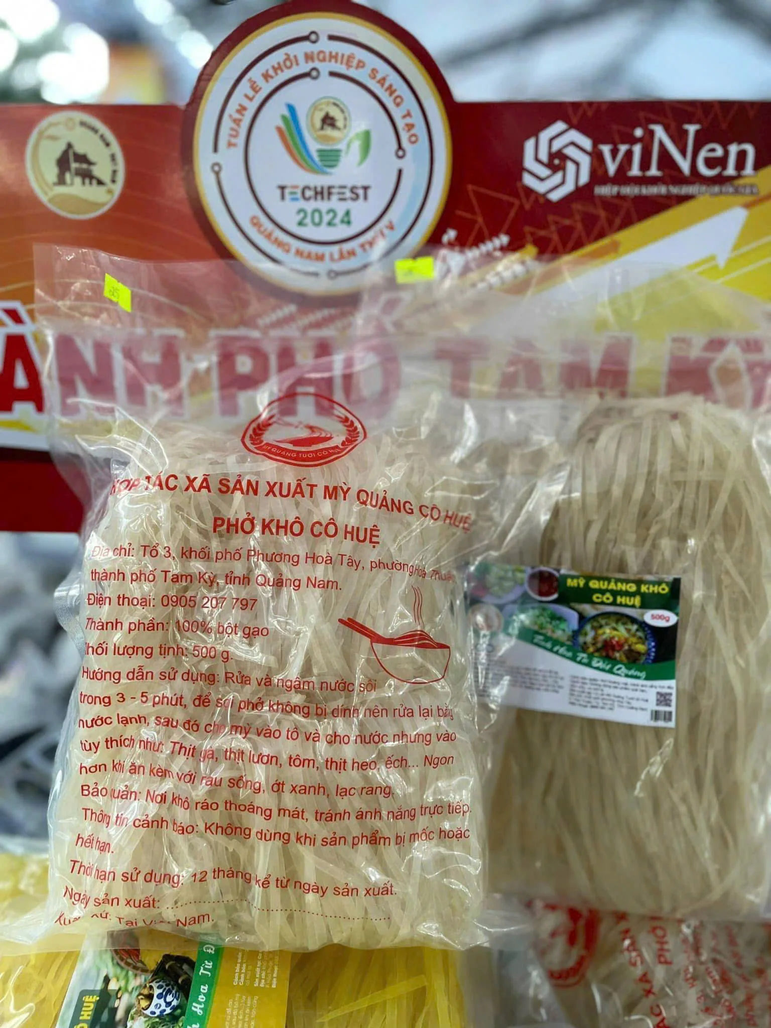 Phở Khô Gạo Sạch Cô Huệ chính hãng Mỳ Quảng Cô Huệ